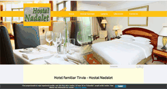 Desktop Screenshot of hostalnadalet.com