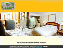 Tablet Screenshot of hostalnadalet.com